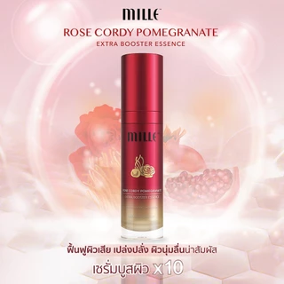 MILLE เอสเซนส์น้ำโสมกุหลาบถั่งเช่า ลดเลือนจุดด่างดำ ROSE CORDY POMEGRANATE ANTI-AGING ESSENCE 35 ml.