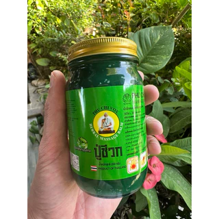 น้ำมันนวดปู่ชีวก เขียว สูตร เสลดพังพอน กลิ่นหอมเย็น แก้อาการปวดเข่า เข่าบวม เส้นเอ็น บรรเทาอาการปวด