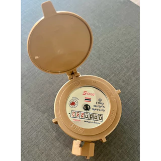 มิเตอร์น้ำ มาตรวัดน้ำ PVC ขนาด 1/2“(4หุน)DUSS
