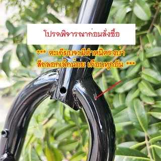 Bike Packing Steel Fork ตะเกียบจักรยาน มีรูยึดอุปกรณ์เยอะ สำหรับล้อ 26" และ 700c ใช้ได้ทั้งดิสและวีเบรค