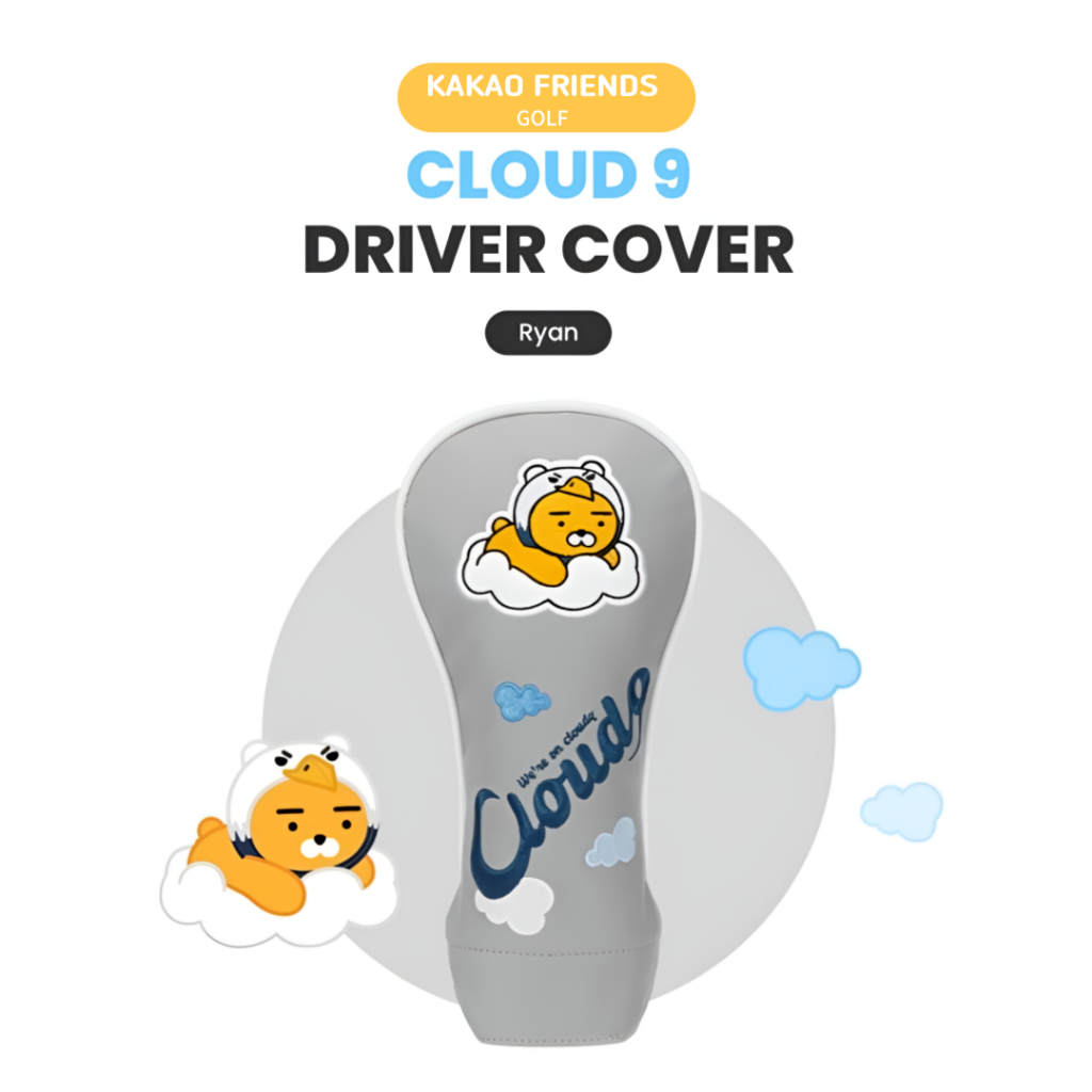 [🚚จัดส่งไว] Kakao Friends Golf Cloud 9 Driver Cover Ryan