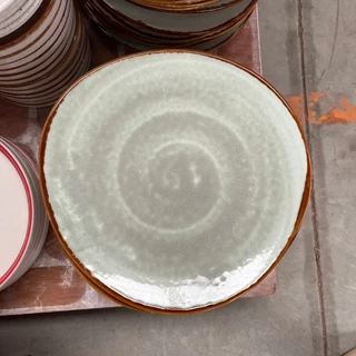 [ลดสูงสุด 50%] NP Ceramic จานเซรามิค เปล จานขนมปัง ถาด สินค้ามีตำหนิ สินค้าเกรดC ราคาถูก คละสี
