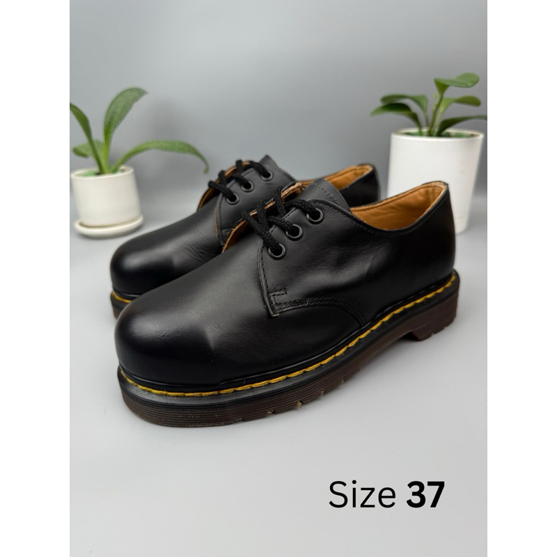Sz.37 Dr.Martens 1925 Black หัวเหล็ก ปี1995 Made in England หายากมากๆ มือสองของแท้