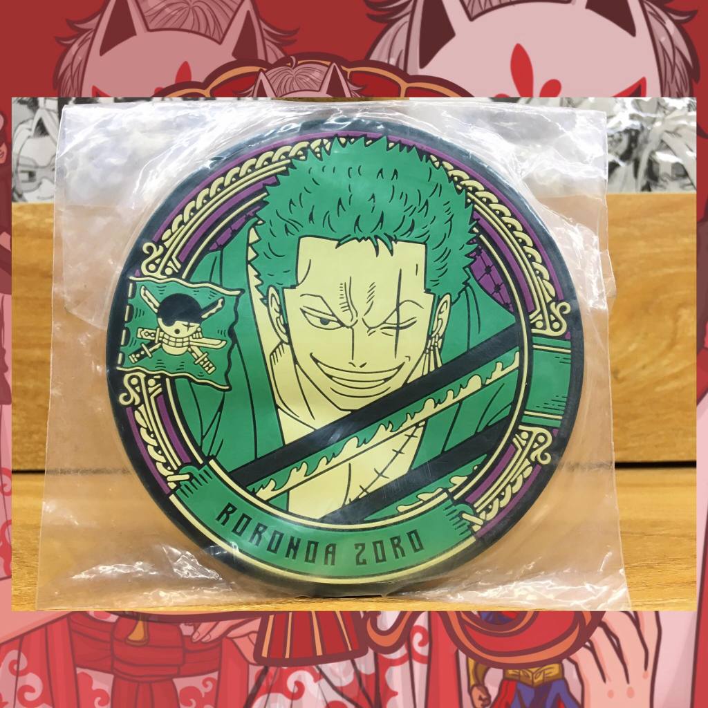 One Piece วันพีช แผ่นยางรองแก้วของแท้