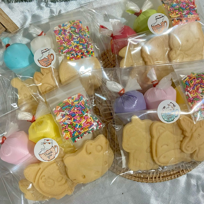 Cookies DIY mini คุกกี้แต่งหน้าเองชุดมินิ เหมาะสำหรับแจกเด็กๆ ทำกิจกรรม
