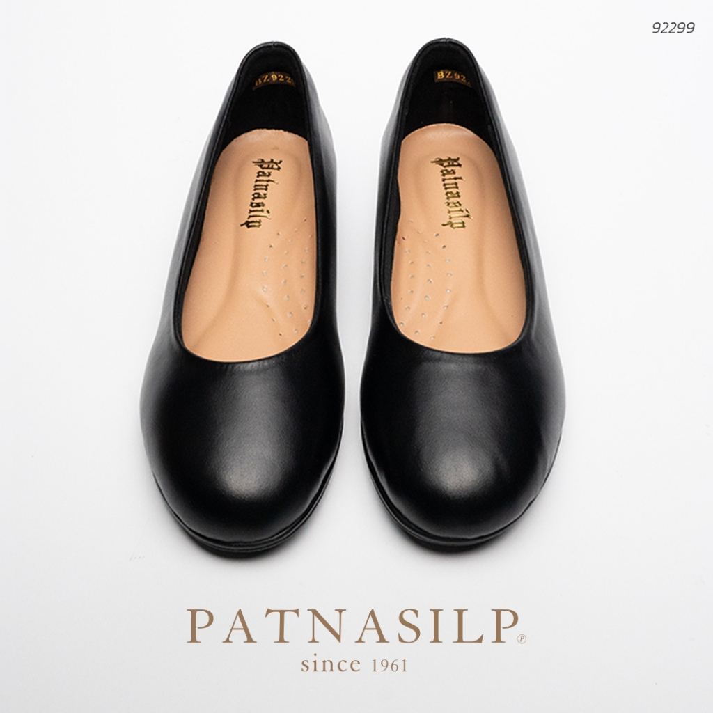 𝐏𝐀𝐓𝐍𝐀𝐒𝐈𝐋𝐏 รองเท้าคัชชู หนังแกะนิ่ม ซับในฟองน้ำรอบด้าน หน้ากว้างมาก พื้นนิ่มมาก น้ำหนักเบา | 92299 - รูปที่ 2