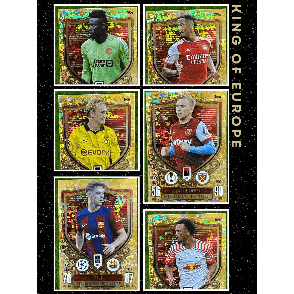 SET King of Europe : Lukaku, Thuram, Bowen, Onana, Saliba, Kovacic, Xavi, Dembele, Gotze, Openda, Ob