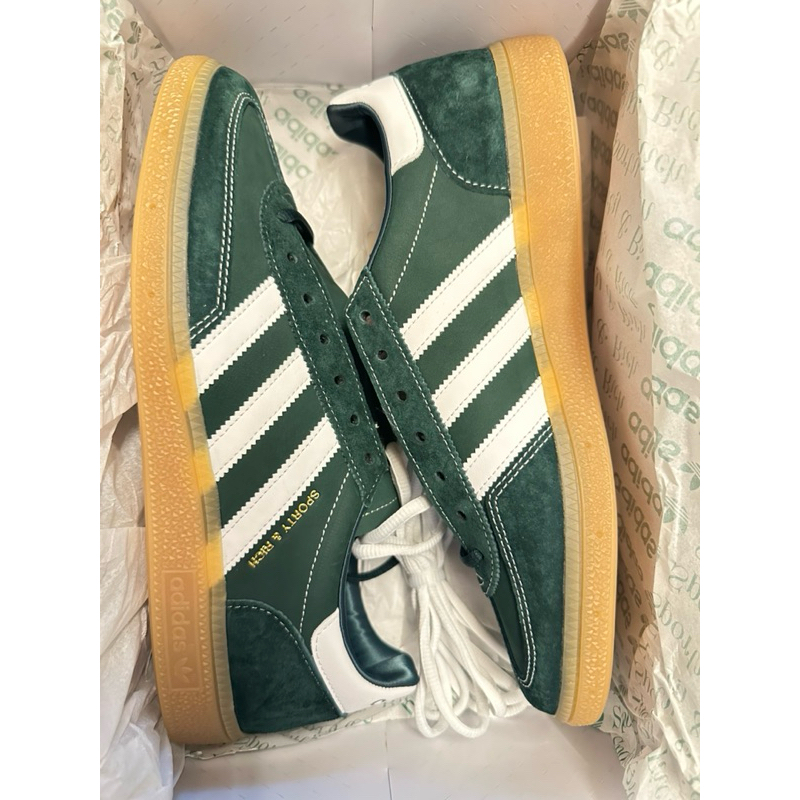 Adidas Spezial Sporty & Rich สีเขียว ไซส์ UK10, 28.5 ซม