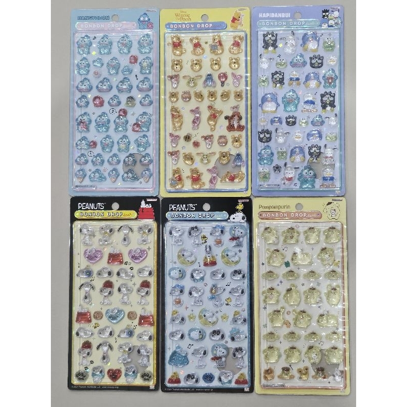 พร้อมส่ง✨️สติ้กเกอร์ ซานริโอ้ติดเคสโทรศัพท์ BONBON DROP ของแท้ 💯 จากญี่ปุ่น