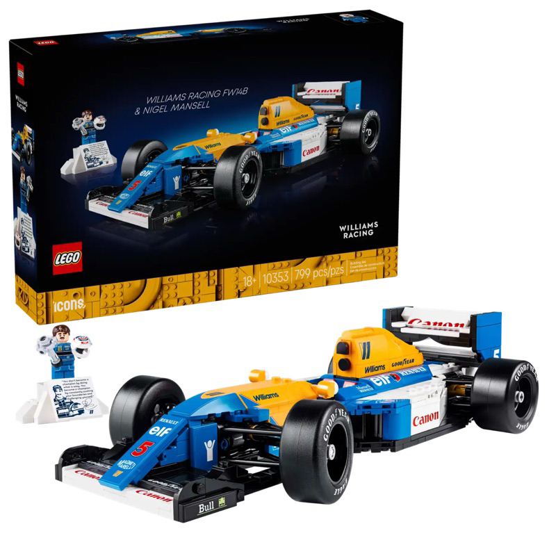 Lego 10353 Williams Racing FW14B & Nigel Mansell ((ของแท้ พร้อมส่งค่ะ))