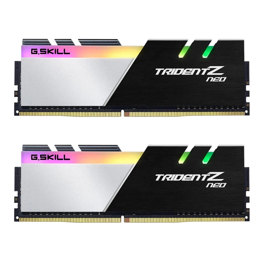 แรม RAM DDR4/3200 32GB G.SKILL TRIDENT Z NEO RGB (16GBx2) 32GB BUS3200 ประกัน LT