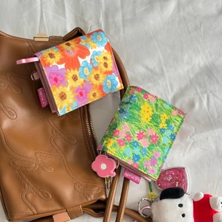 *อ่านก่อนตัดสินใจซื้อ*amuse.stuff-chopy wallet กระเป๋าตังค์ใบเล็กพิมพ์ลาย