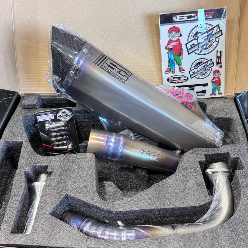 ท่อ SC Moto Full Titanium  FORZA350 X-MAX แบรนด์ SC แท้