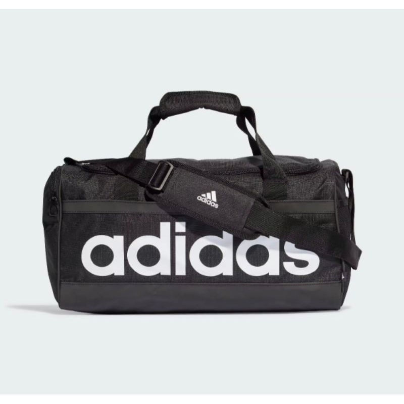 Adidas กระเป๋าดัฟเฟิลขนาดเล็ก Essentials Linear Duffel Bag Small ( HT4742 ) ของแท้ ป้ายไทย