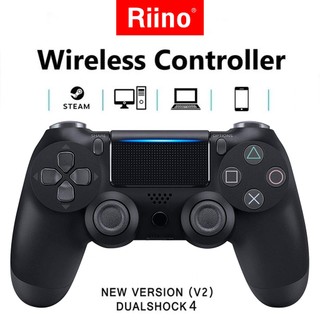 Riino จอยเกมส์ PC จอย จอยเกมส์มือถือ บลูทูธไร้สาย Wireless Controller JoyStick For PC/IOS/Android