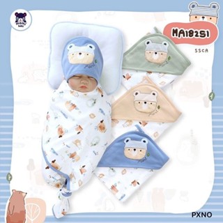 ผ้าห่อตัว เด็กแรกเกิด ผืนใหญ่ ผ้านิ่ม อย่างดี Mami baby ผลิต…