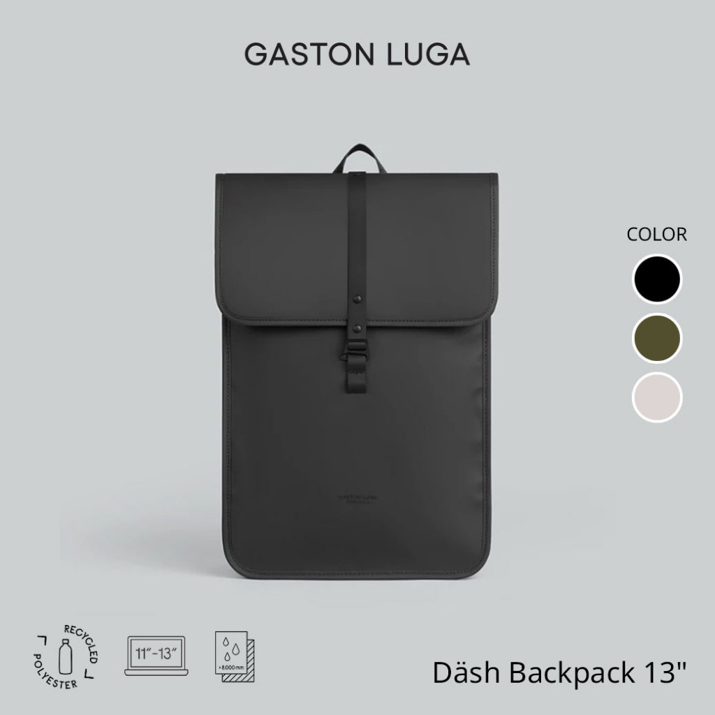 Gaston Luga กระเป๋าเป้ โน๊ตบุ๊ค 13นิ้ว 16นิ้ว กันน้ำ รุ่น Dash Backpack [ส่งจากไทย]