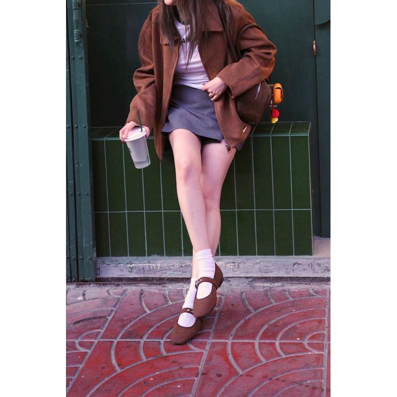 Blair Melbourne faux suede brown (and dark brown)