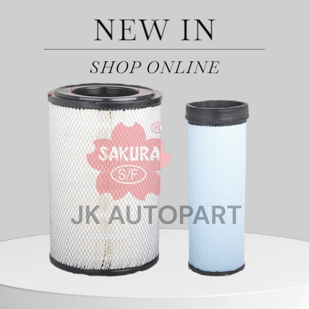 กรองอากาศ DECA FVM240 ปี 08-15 6HK1TCN SAKURA นอก/ใน (A-2709M-S) (ราคาต่อ 1 ชิ้น)/TNGKP