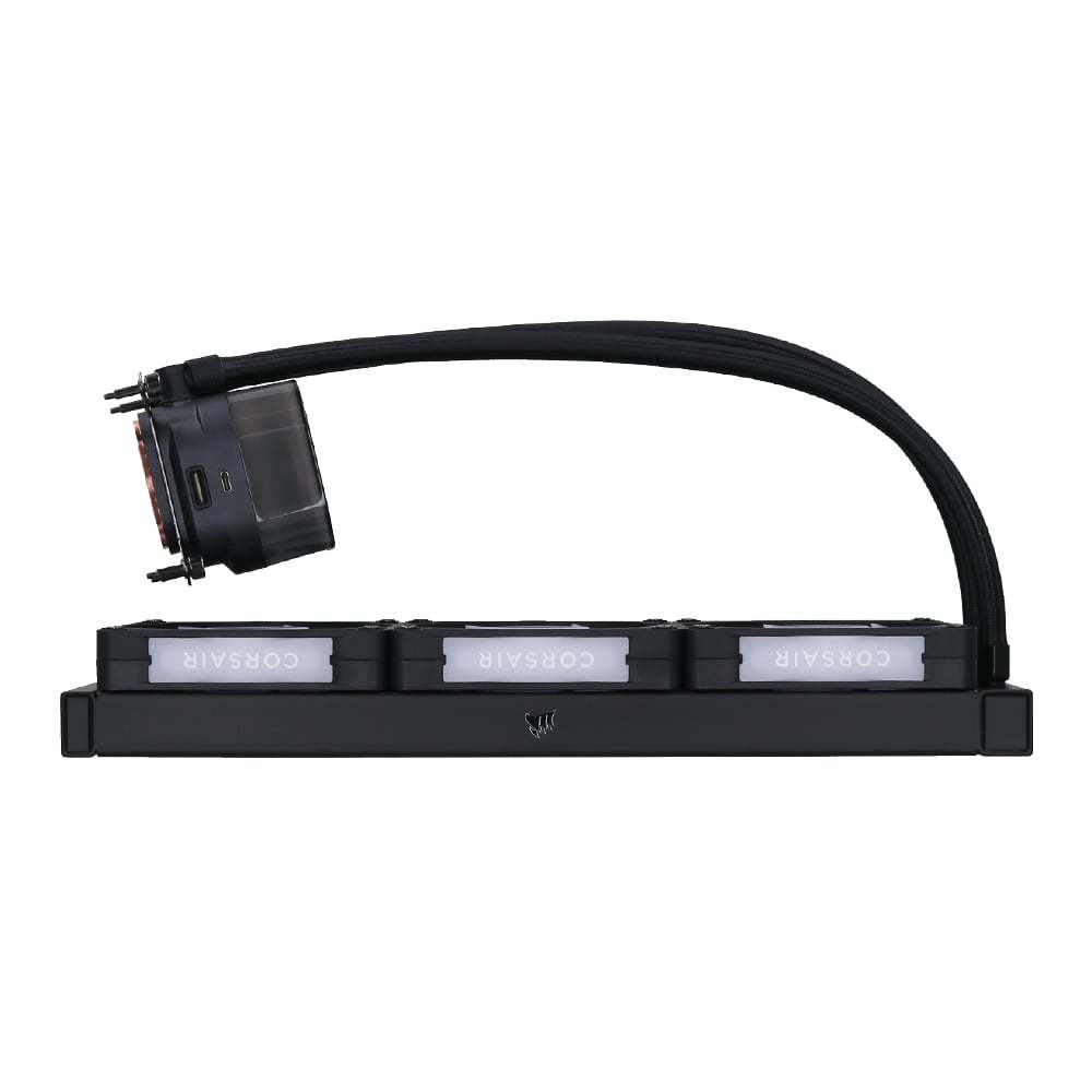 CPU LIQUID COOLER (ระบบระบายความร้อนด้วยน้ำ) CORSAIR ICUE LINK TITAN 360 RX LCD (BLACK)