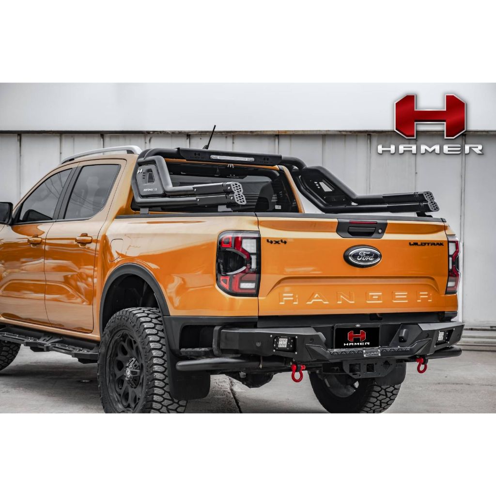 HAMER4x4 กันชนท้ายNOVA SERIES PLUS REAR BUMPER FOR FORD RANGER NEXT GEN 2022+