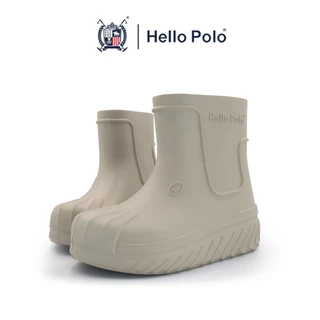 Hello Polo HP8029 รองเท้าบูทหุ้มข้อ EVA กันน้ำ แฟชั่น Size 36-41 รองเท้าบูทกันฝน รองเท้าบูทบูทกันน้ำ