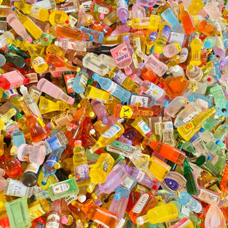 เรซิ่นขวดเครื่องดื่มจิ๋ว DIY คละแบบ (ไม่เรืองแสง)