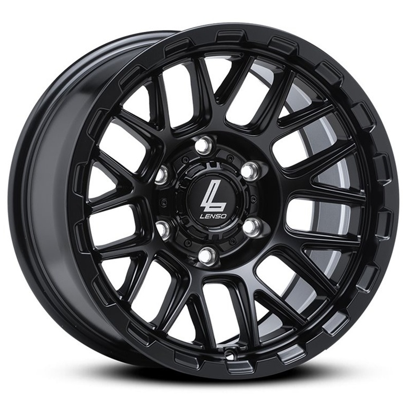 ล้อแม็กซ์ Lenso Max CEZAR สีดำด้าน 8.5-16นิ้ว 6รู139 ET0 [21860]