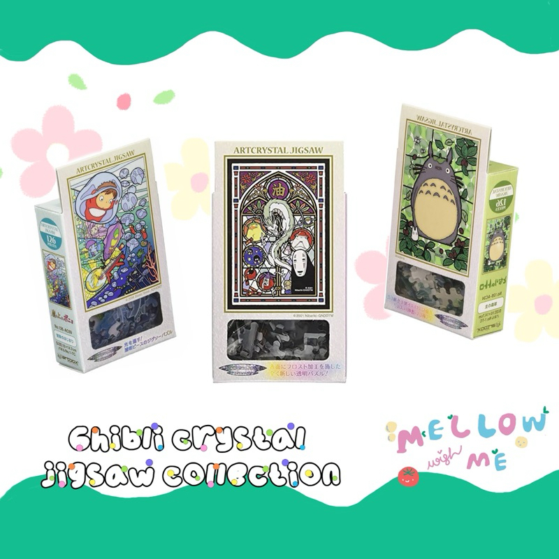 {พร้อมส่ง} Ghibli crystal jigsaw collection🧩💎