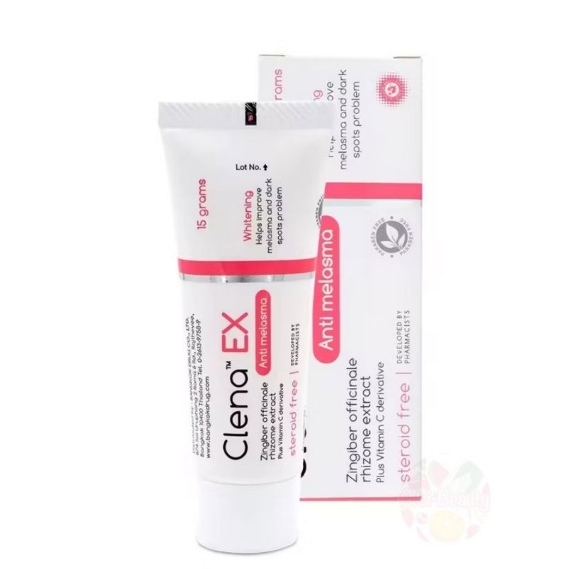 Clena Ex Anti melasma 15 g ครีมลดฝ้า กระ ลดจุดด่างดำ หมองคล้ำ ช่วยบำรุงผิวให้กระจ่างใส