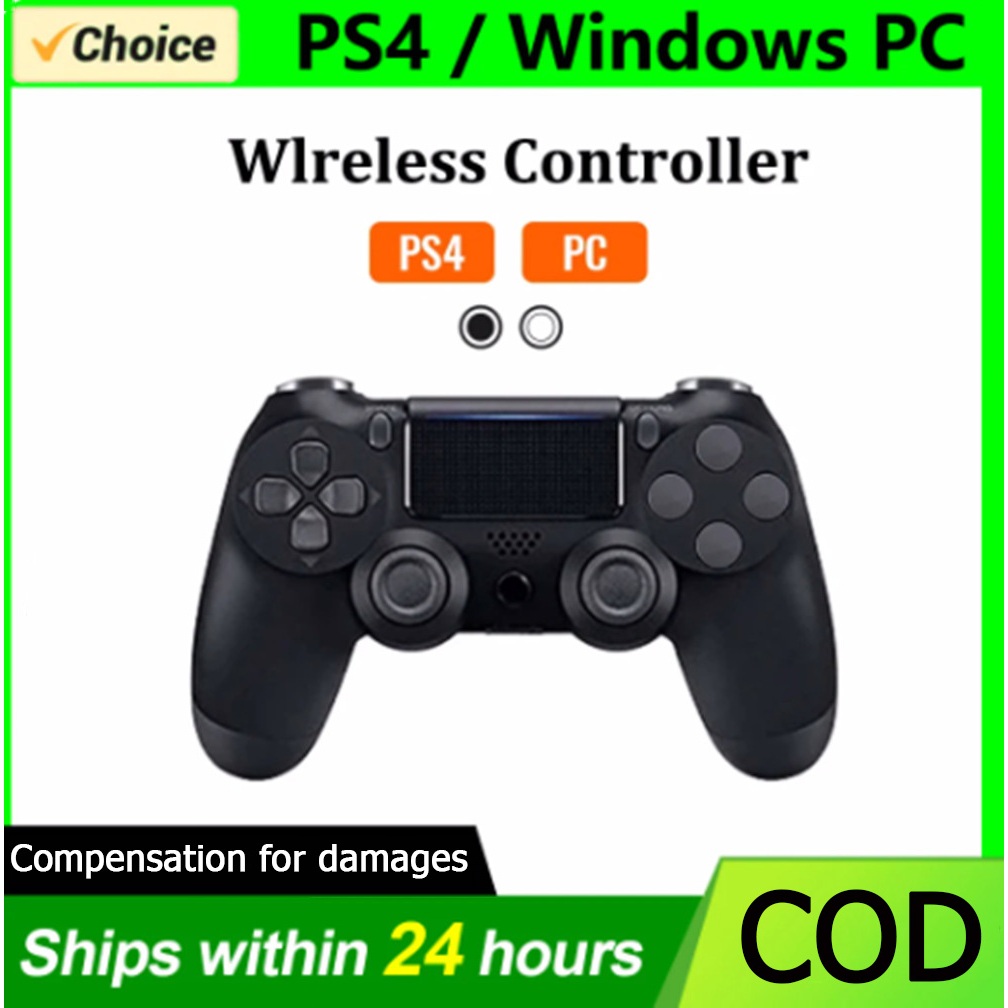 จอยเกมส์ PC จอย PS4 จอยเกมส์มือถือ บลูทูธไร้สาย Wireless Controller JoyStick For PC/PS4/IOS/Android