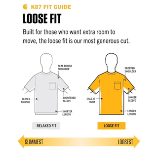 พร้อมส่ง (ของแท้ 100%) เสื้อยืด Carhartt Men's Loose Fit Heavyweight Short-Sleeve Pocket T-Shirt