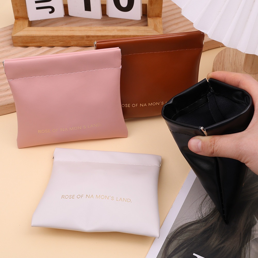 kokorohome กระเป๋าสตาง ใส่เหรียญ กระเป๋าจิ๋ว พกพา กะเป๋าตัง เป๋าตังค์ กระเป๋าป๊อกแป๊ก mini bag MB159