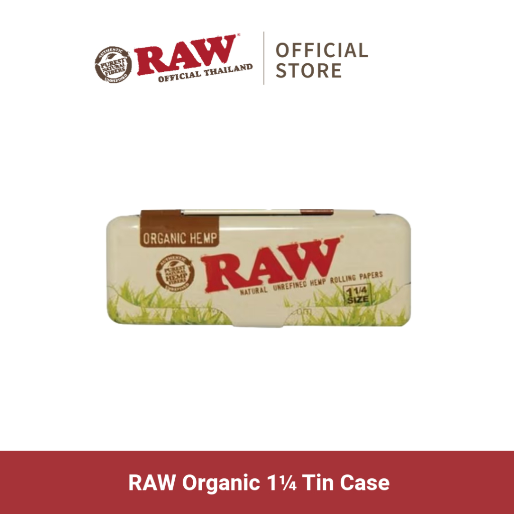 กล่องอเนกประสงค์​ RAW Organic 1¼ Tin Case กล่องเหล็กพกพาสะดวกง่ายต่อการจัดเก็บ