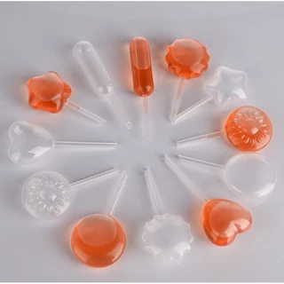 หลอดบีบพลาสติก หลอดบีบซอส ปิเปตบีบ หลอดใส่ซอส หลอดใส่กะทิ 4 มล. (50ชิ้น)