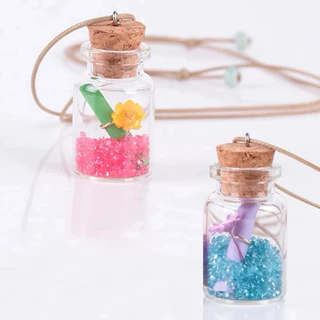 ✨พร้อมส่งในไทย (10ขวด)✨ขวดแก้วจิ๋ว✨ฝาไม้✨ขนาด 1 ml