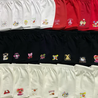 🛒พร้อมส่ง! กางเกงขาสั้นผู้หญิง [ 3 ตัว 100 ] ผ้าหนา นุ่ม ใส่สบาย 🐰✨
