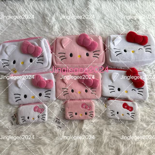 Daiso korea hello kitty Sanrio กระเป๋าคิตตี้ กระเป๋าใส่เหรียญ ใส่เครื่องสำอาง กระเป๋าดินสอ จากไดโซะเกาหลี