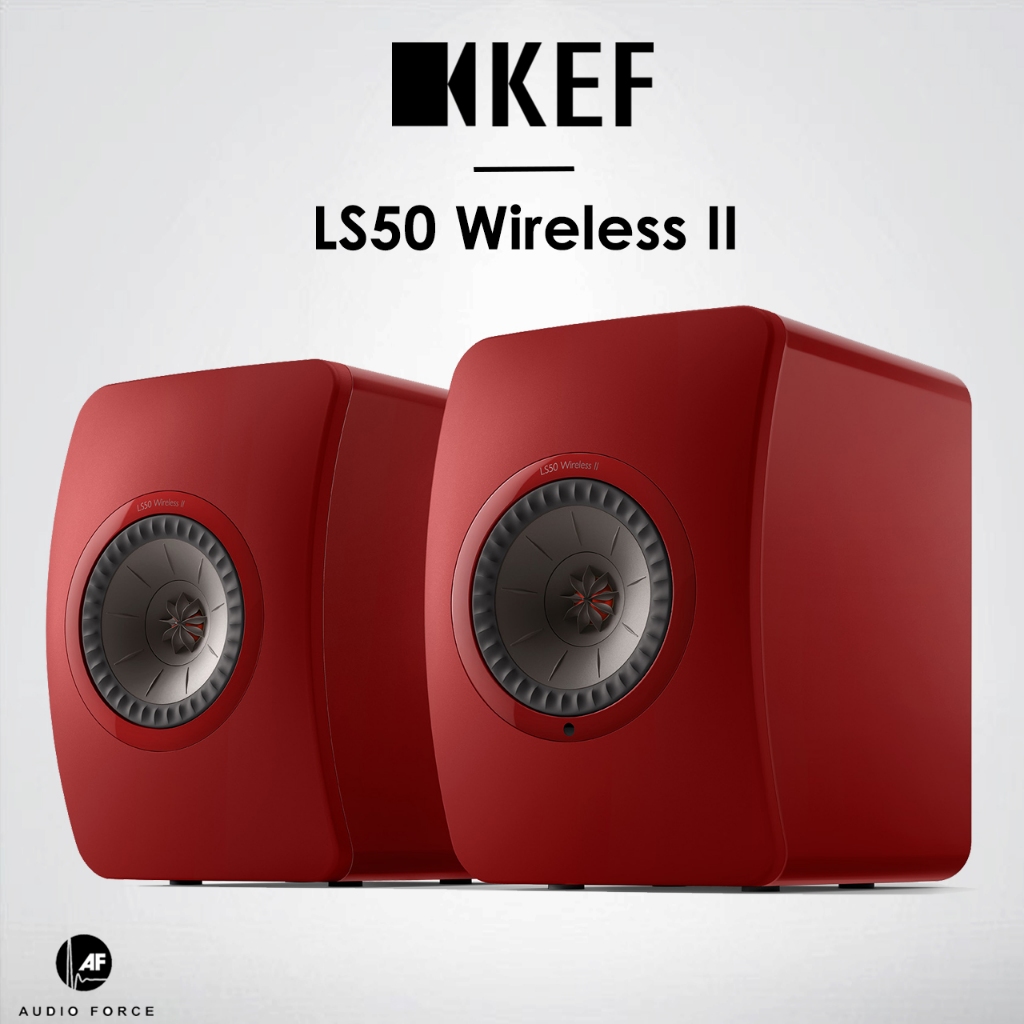 KEF LS50 Wireless II Crimson Red / pair