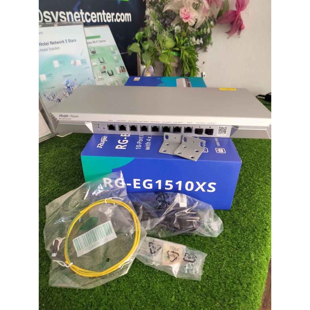 RG-EG1510XS Reyee Cloud Router 4 WAN Internet 4Gbps, 1500 Clients