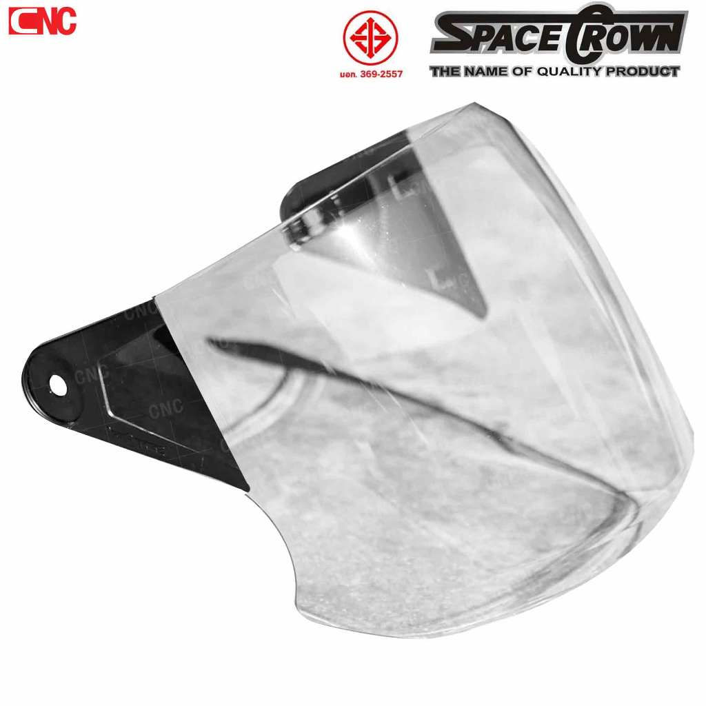 (ส่งด่วน) SPACE CROWN หมวกกันน๊อค รุ่น ALPHA มอก. มีแถบสะท้อนแสง - รูปที่ 6