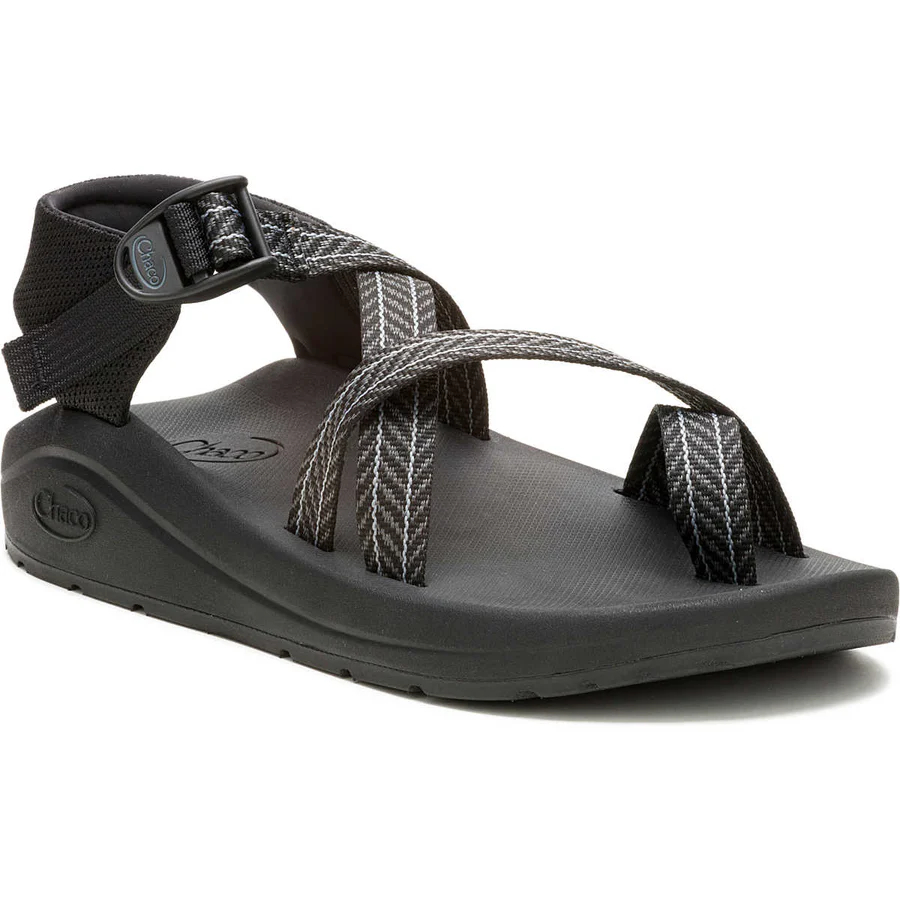 CHACO CUSHZ TOE-LOOP MEN สี FROND BLACK - รองเท้าผู้ชาย Sandal พร้อมสายรัดเท้า