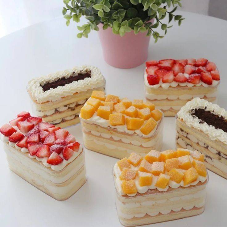 Cake Box กล่องพลาสติกใส สำหรับใส่เค้ก PET