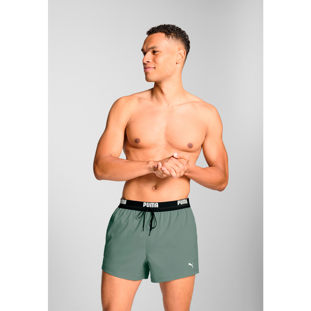 PUMA กางเกงว่ายน้ำขาสั้น สำหรับผู้ชาย SWIM MEN LOGO SHORT LENGTH SWIM SHORTS 1P - 701221104 — صورة 2