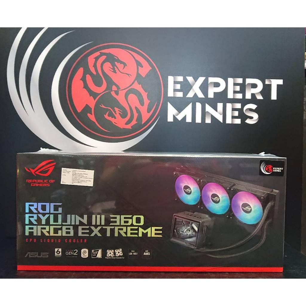 [สินค้าพร้อมจัดส่งในไทย]  ROG RYUJIN III 360 ARGB EXTREME CPU LIQUID COOLER