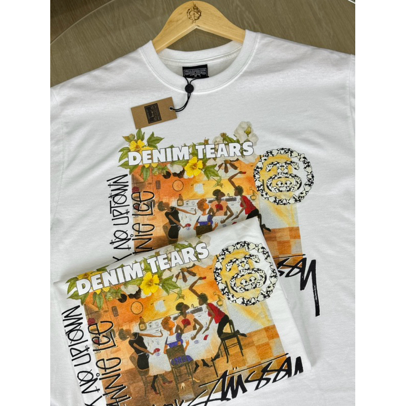 ‼️พร้อมส่ง‼️ STÜSSY & DENIM TEARS ANNIE LEE TEE