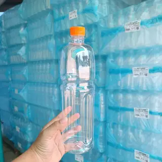 ขวดพลาสติกใส 1000ML ทรงโออิชิ ป.30 แพค98ใบ พร้อมฝา