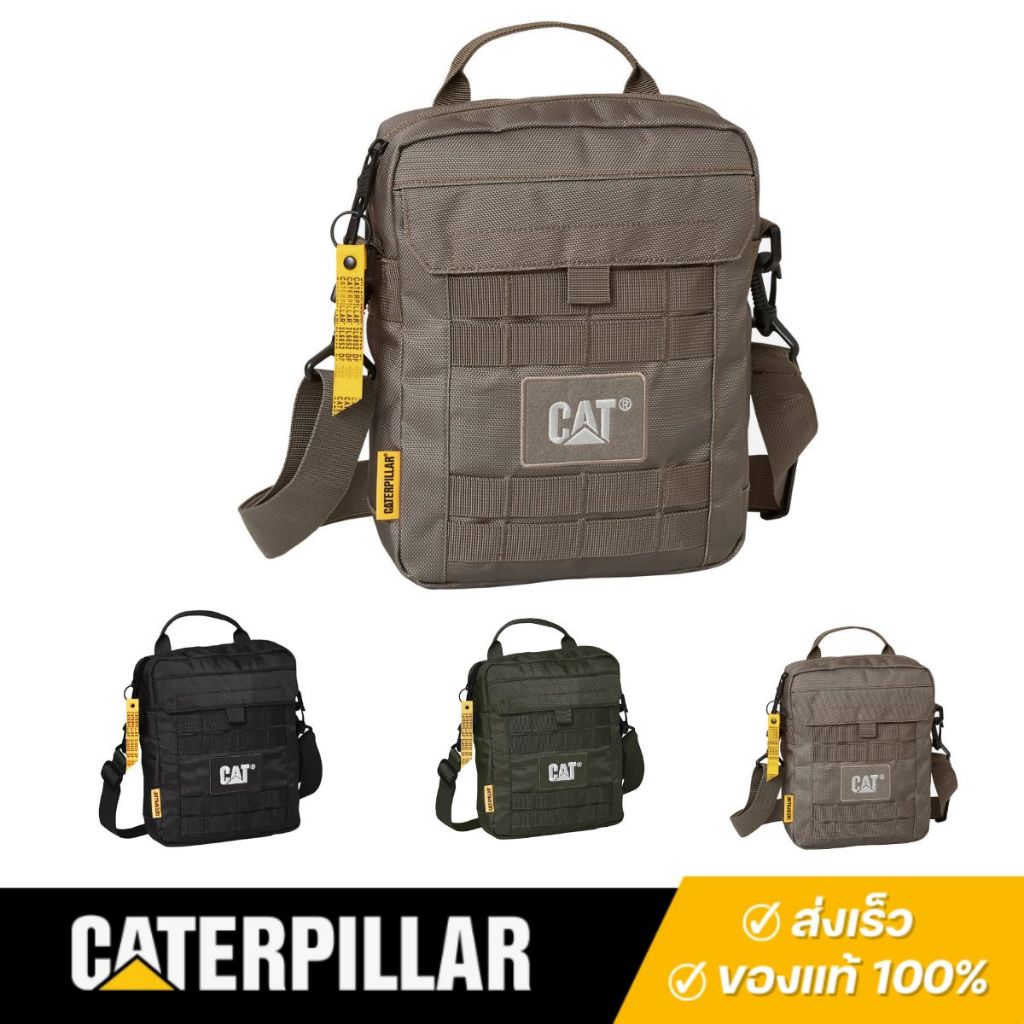 Caterpillar : กระเป๋าสะพายข้าง ใส่แท๊ปเลตได้ รุ่นนามิบ (Namib) 84036 : โทนสีเข้ม