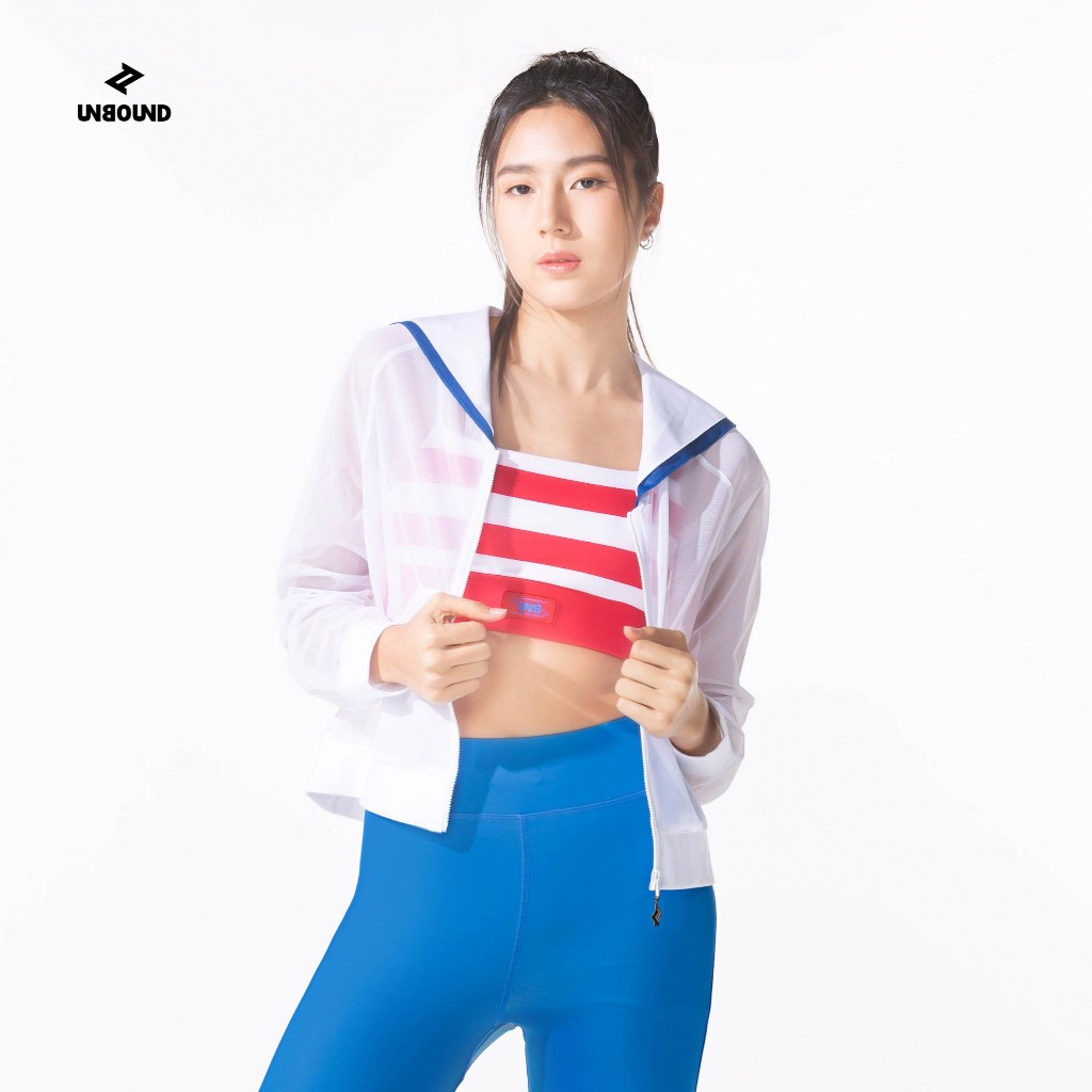 UNBOUND SAILOR'S DELIGHT MESH LAGLAN JACKET  เสื้อแจ็คเก็ตซีทรู ใส่คลุมสปอร์ตบรา