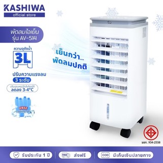 Kool+ พัดลมไอเย็น AV-514 (สีเทา)